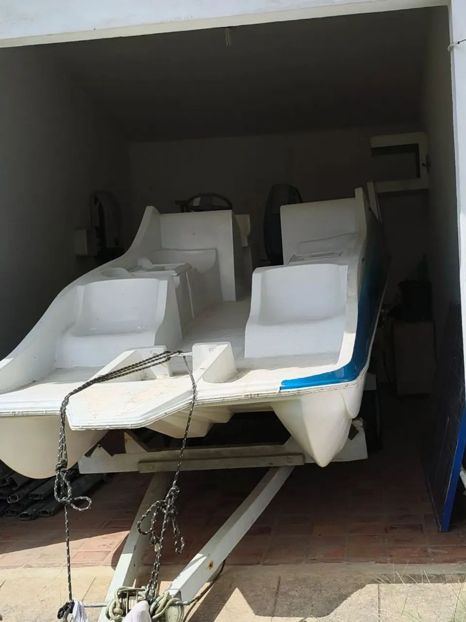 Jangada de fibra 8 lugares - Motor 40hp - Foto 5