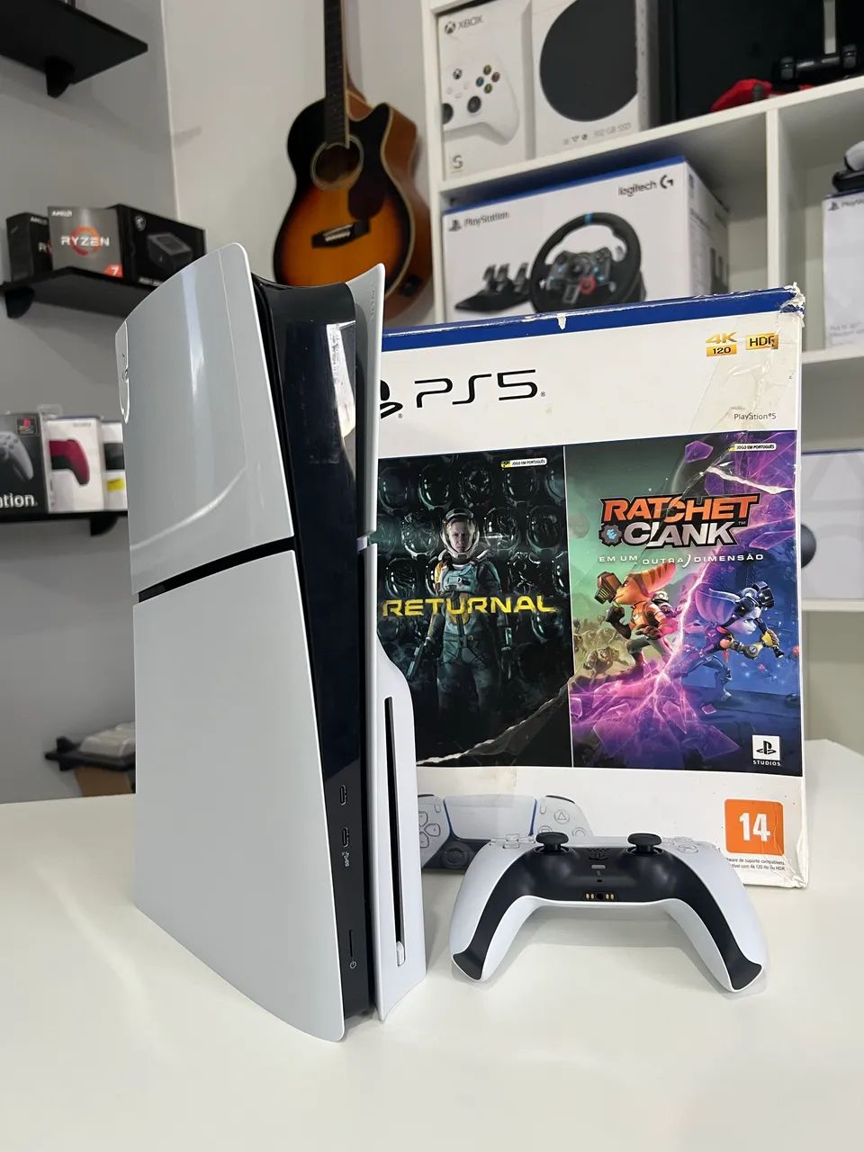 PlayStation 5 slim com leitor de disco 