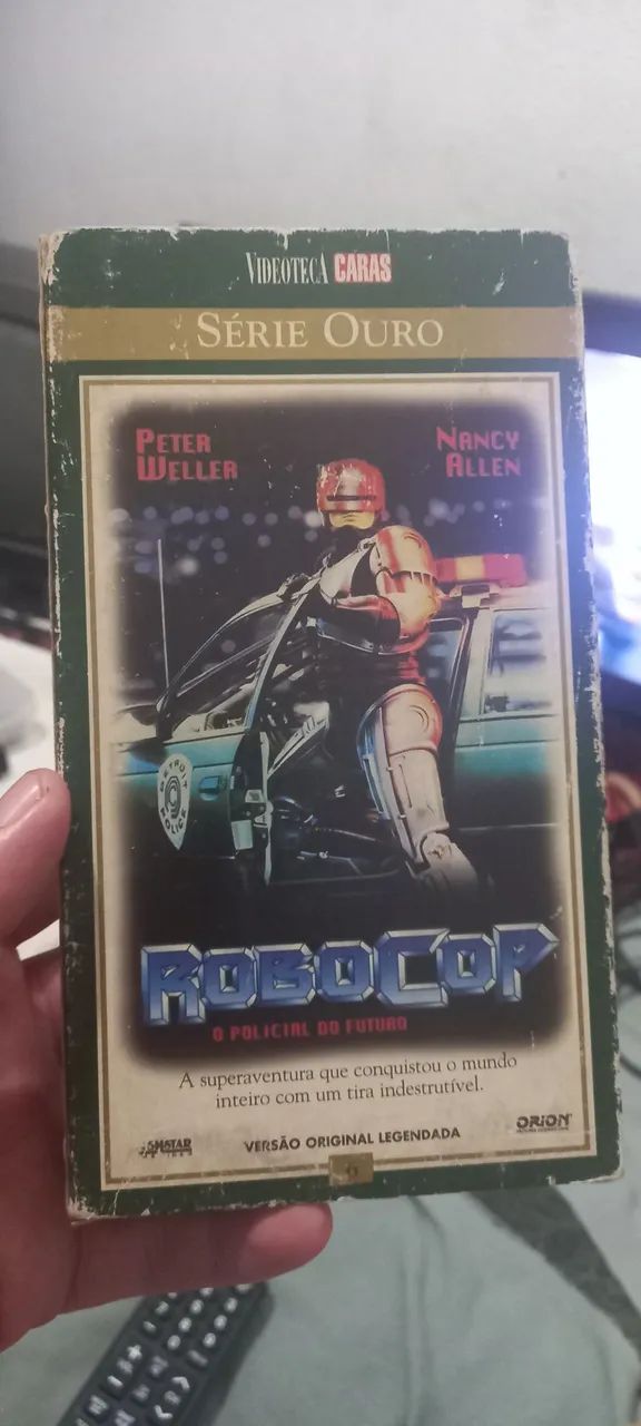 Vhs robocop 1 colecionador 