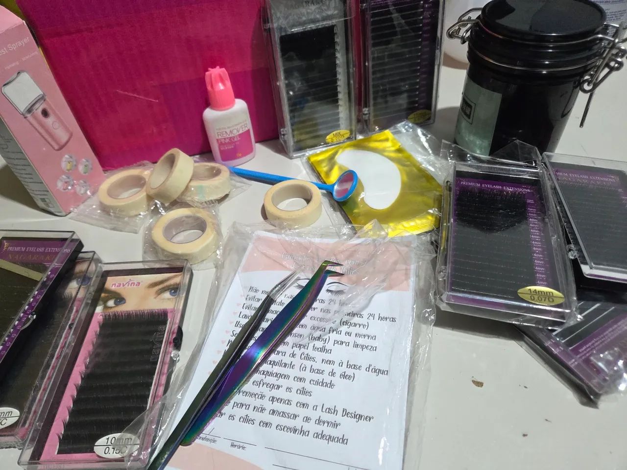 KIT PARA ALONGAMENTO CÍLIOS 