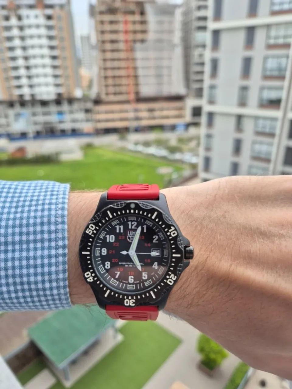 Relógio Luminox Black Ops (8400 Series), case 44mm e pulseira nova original Luminox - Foto 3