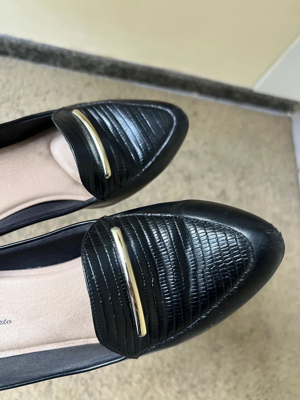 Sapato Scarpin Preto Modare - Foto 2