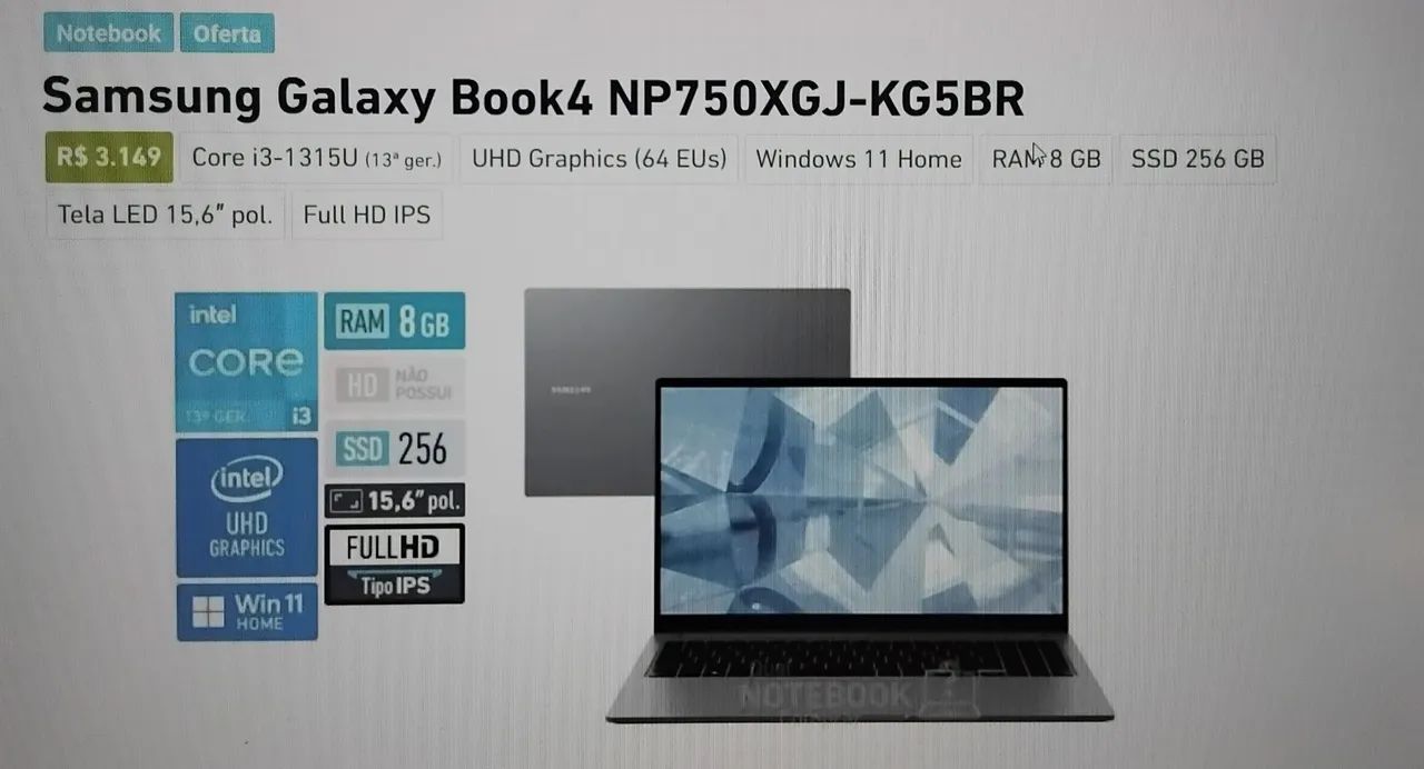 Notebook samsung galaxy book 4 - Foto 5
