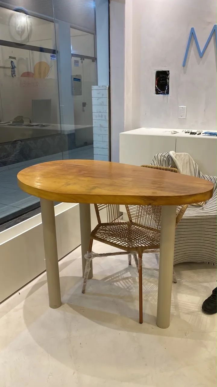 Mesa para computador maciça para Loja 