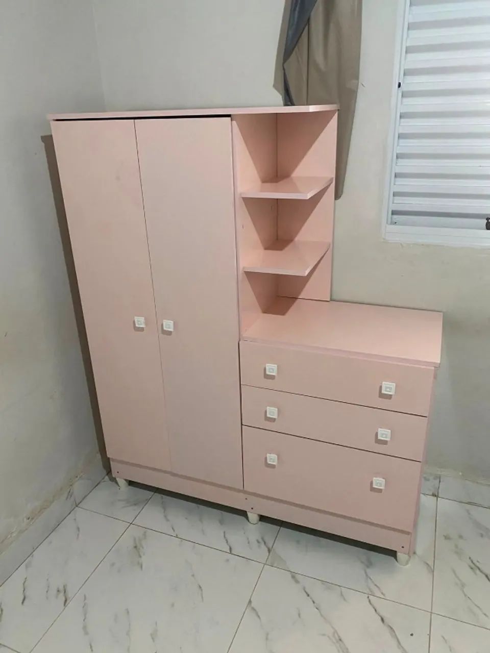 Guarda Roupa com Cômoda 3 Gavetas (Novo) Entrega Grátis! 