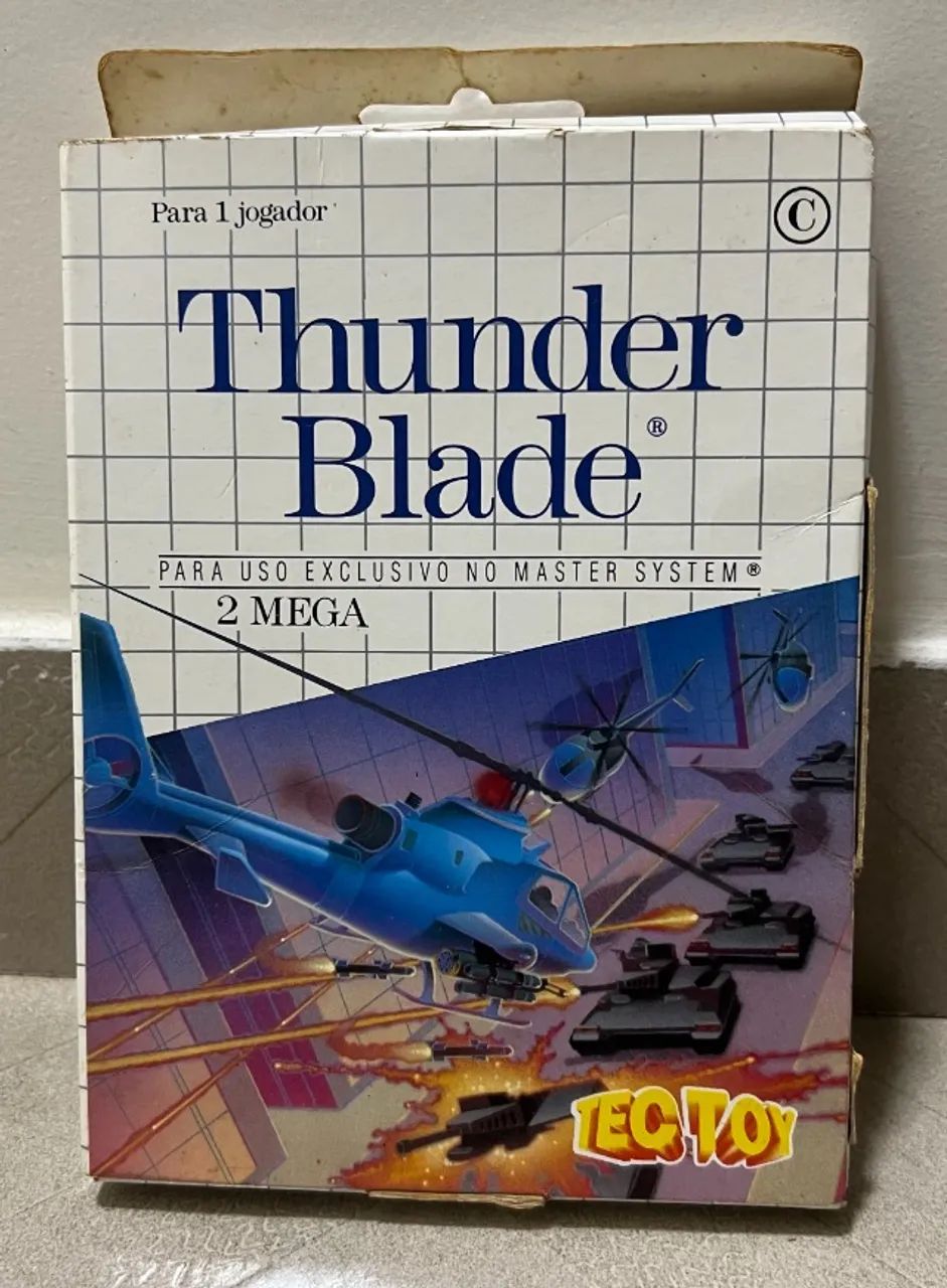 Jogo Thunder Blade para Sega Master System