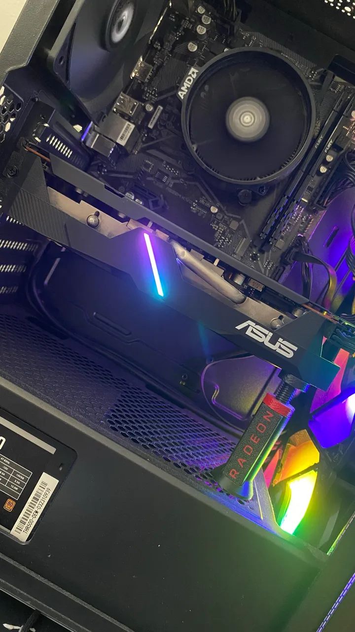 PLACA DE VÍDEO ASUS RX5500XT 8GB - Foto 2