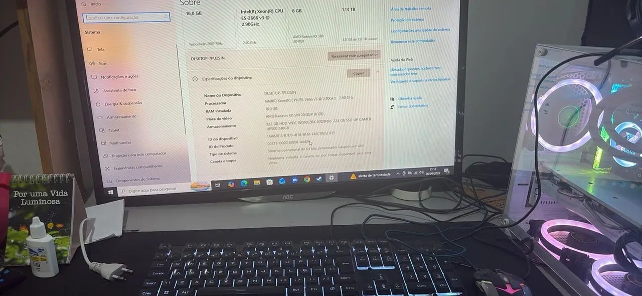 VENDO PC COMPLETO NOVÍSSIMO  - Foto 3