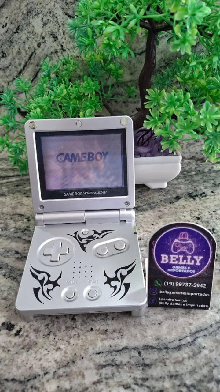 GAME BOY ADVANCED SP TRIBAL EDITION + JOGO - Foto 2