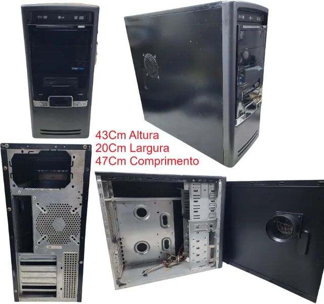 Gabinete ATX para PC vazio usado - Foto 4