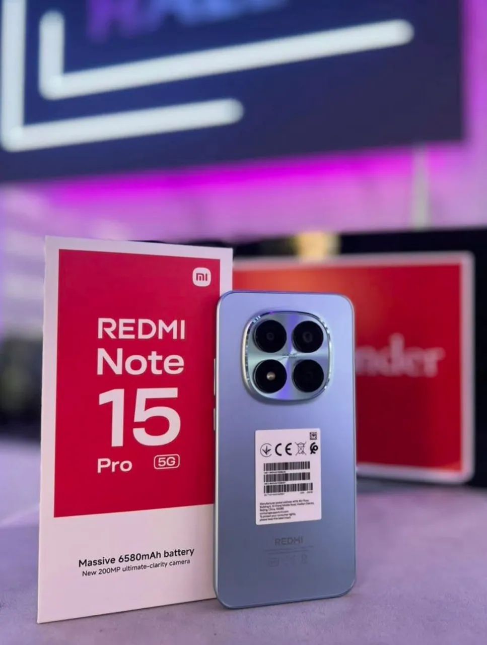 REDMI NOTE 15 PRO 5G NFC 8RAM 256GB TODAS AS CORES 