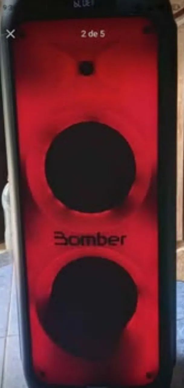 Caixa de som bomber 1800
