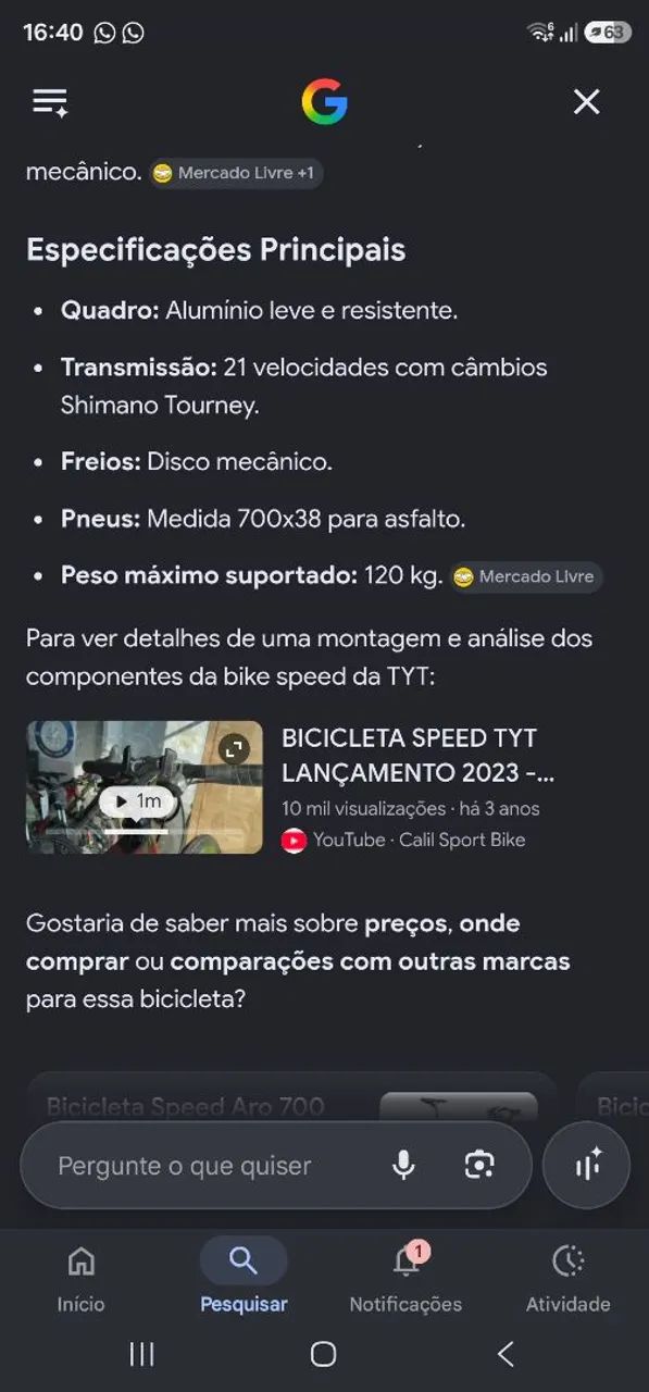 Bicicleta spin aro 29  - Foto 2