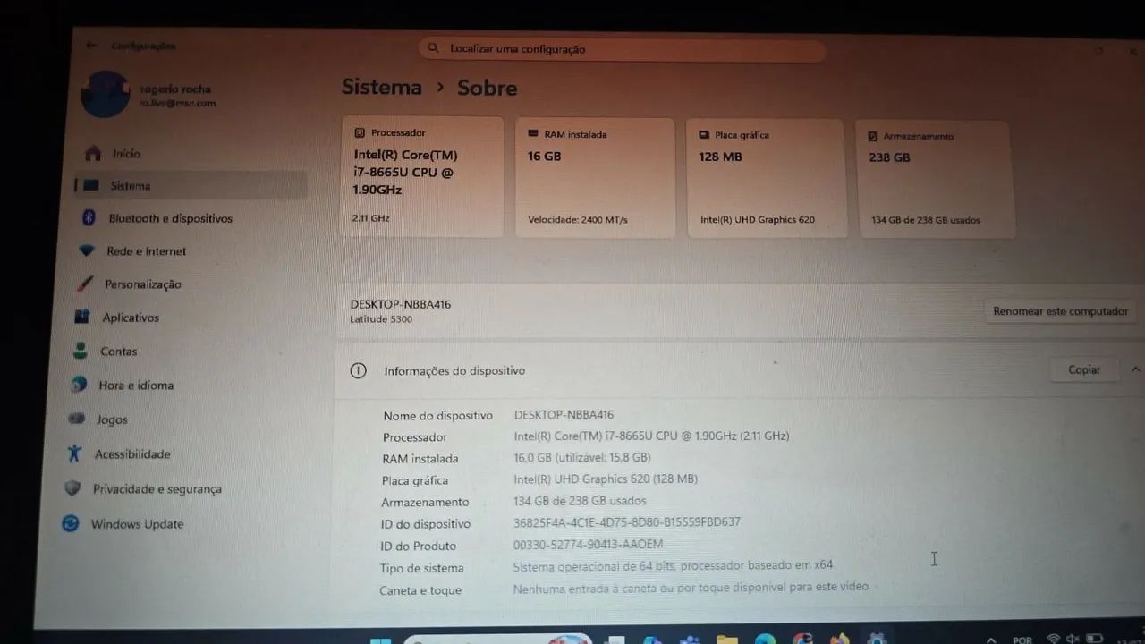 Dell latitude 5300 i7 - excelente estado  - Foto 4