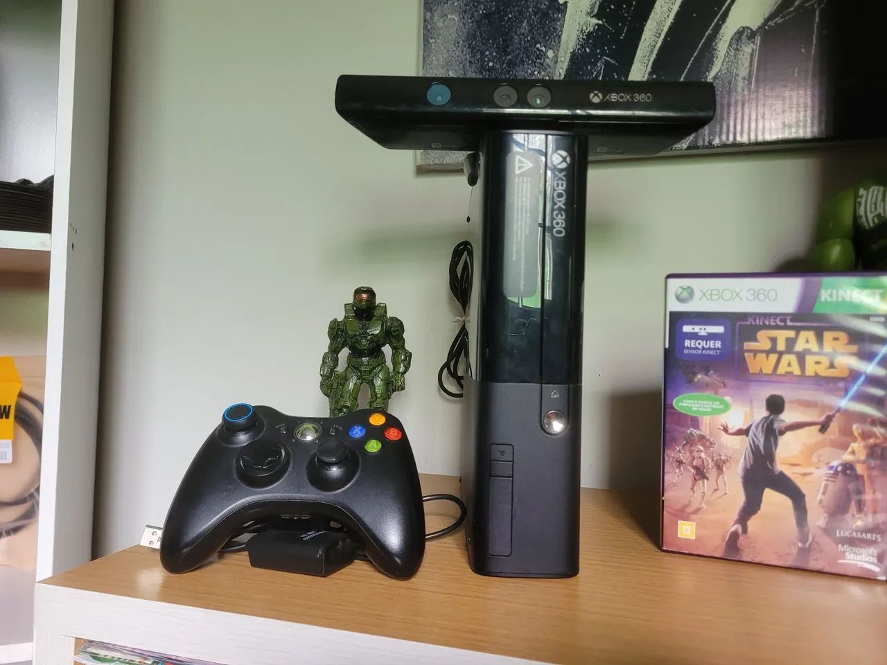 Xbox 360 super slim completo com Kinect  - Foto 4