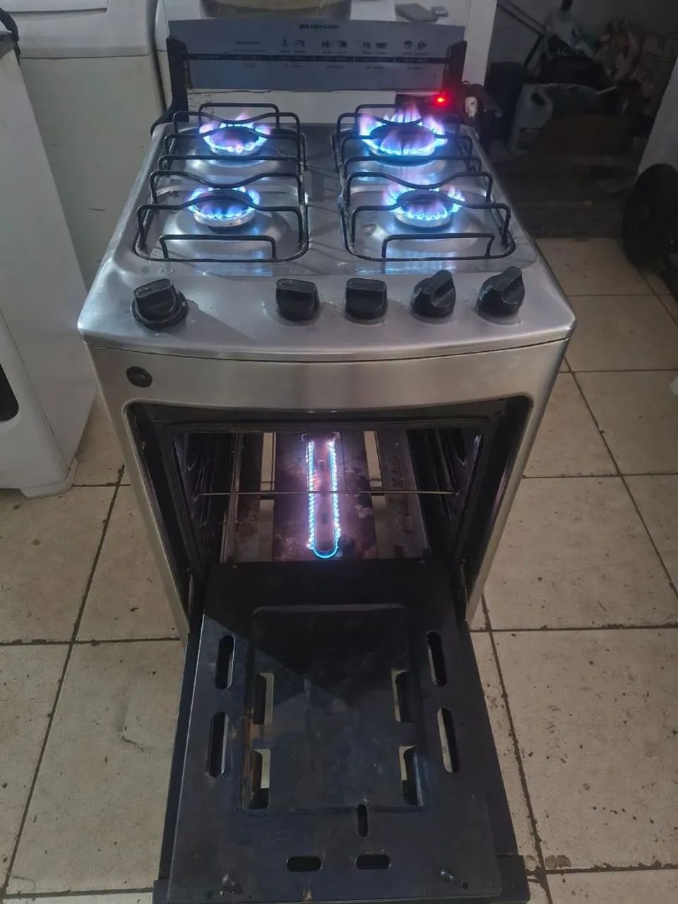 Fogão inox 