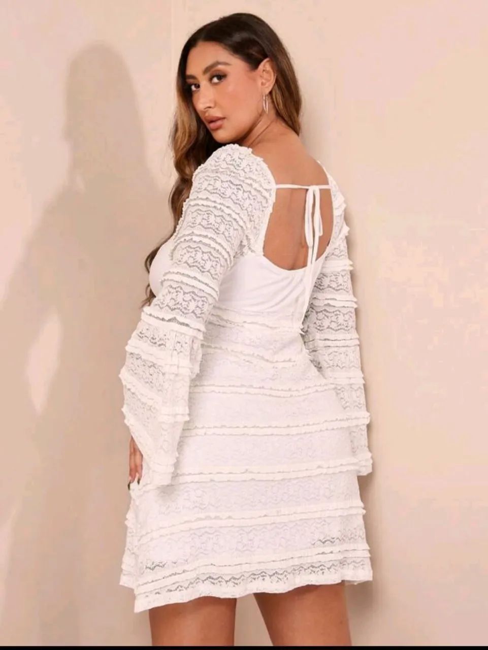 VESTIDO RENDA NOVO - Foto 2