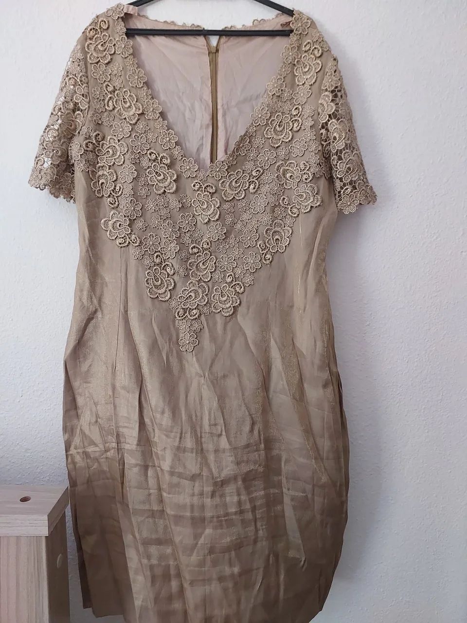 Vestido de renda francesa