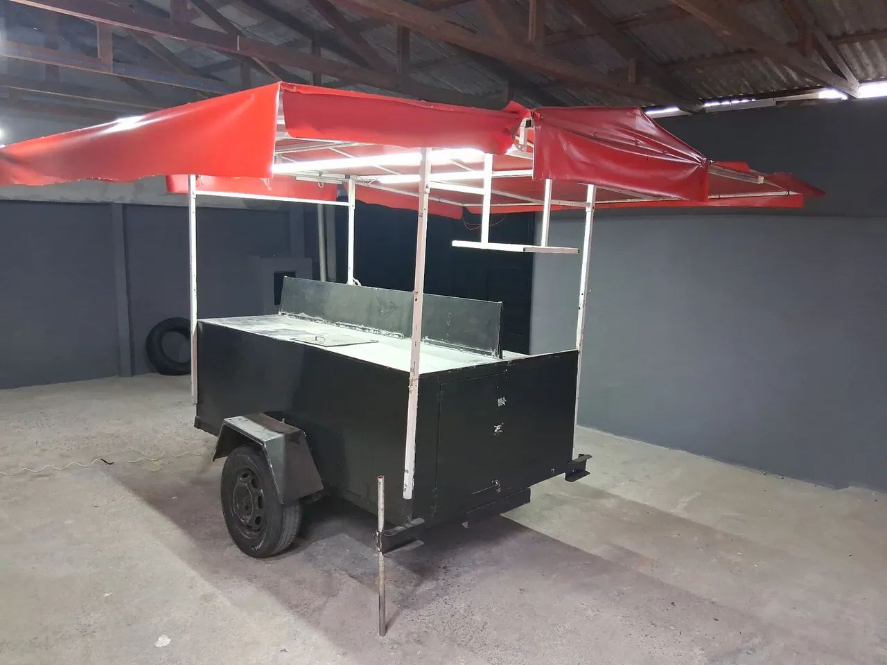 Carrinho de cachorro quente/ lanches - Aceito trocas e ofertas - Foto 5