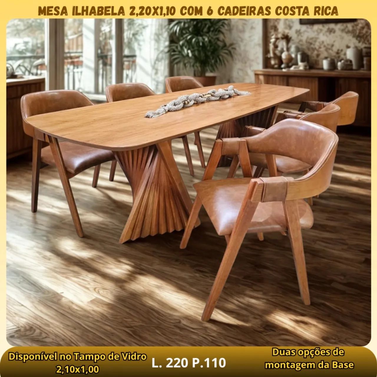 Mesa com 6 cadeiras - Foto 3