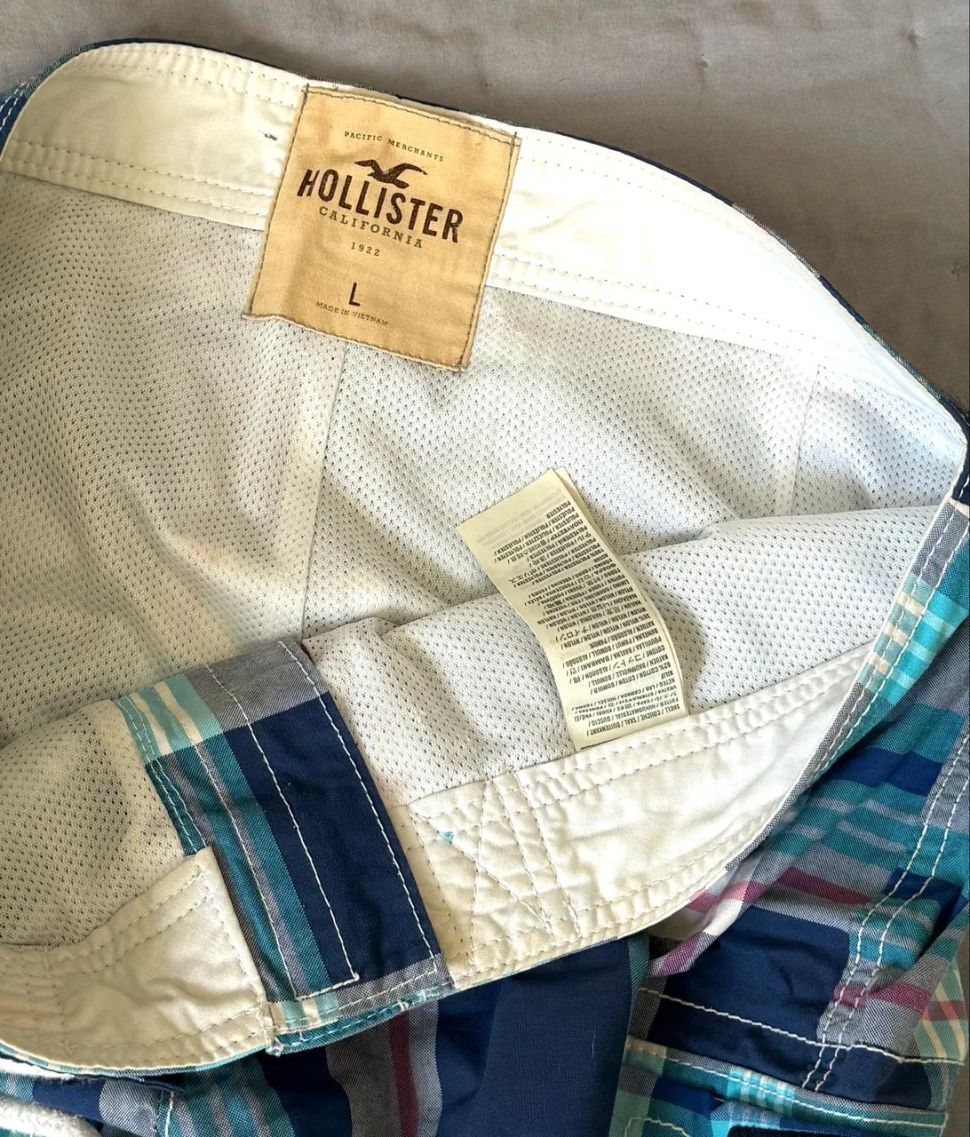 bermuda cargo importada hollister autentica original 42 g - Foto 4