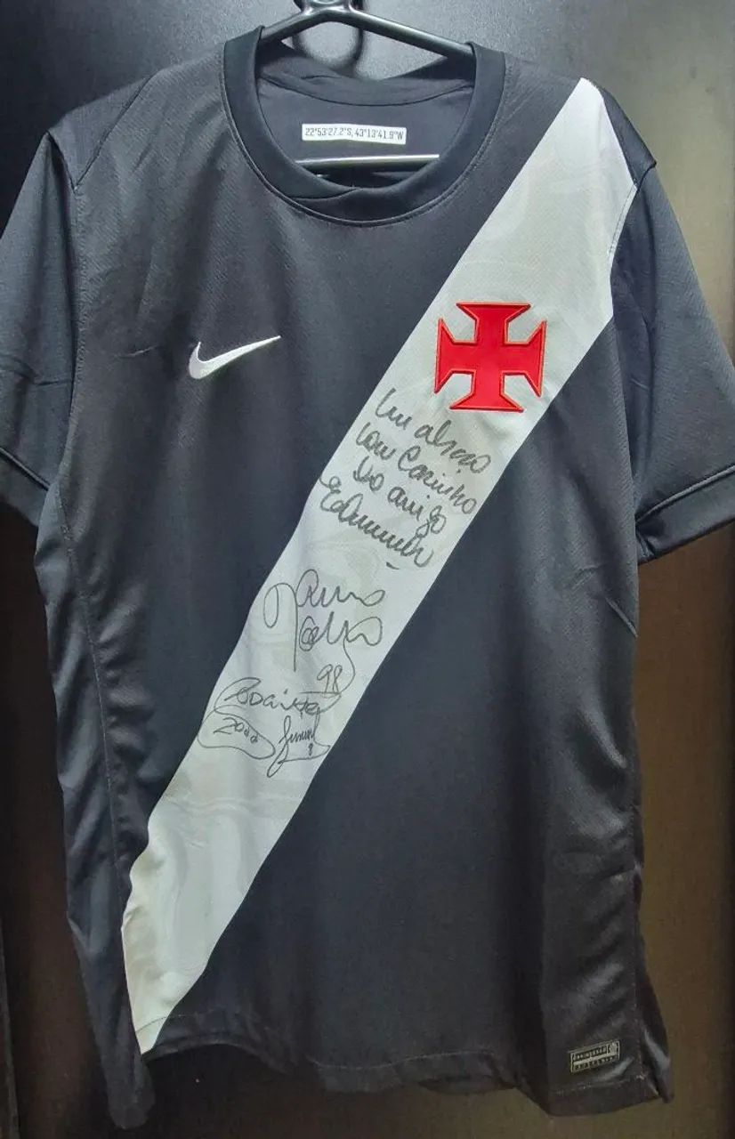Camisa Vasco Nike autografada