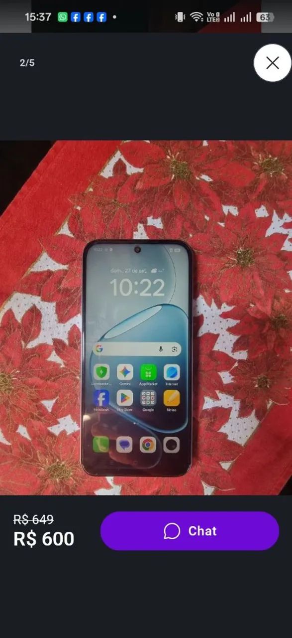 Celular oppo A06k  - Foto 2