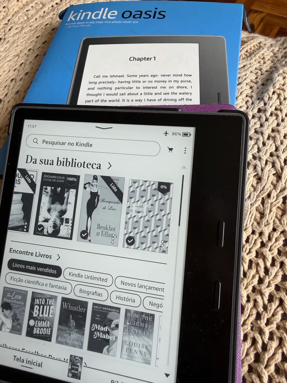 Kindle Oásis 9 geração Acompanha Nota Fiscal (procedência