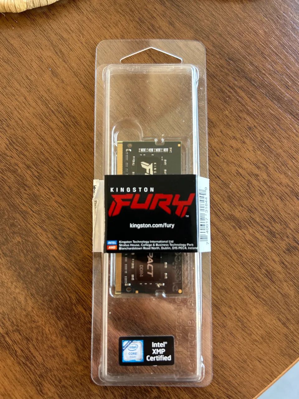 Memória RAM NUNCA USADA Para Notebook Kingston Fury