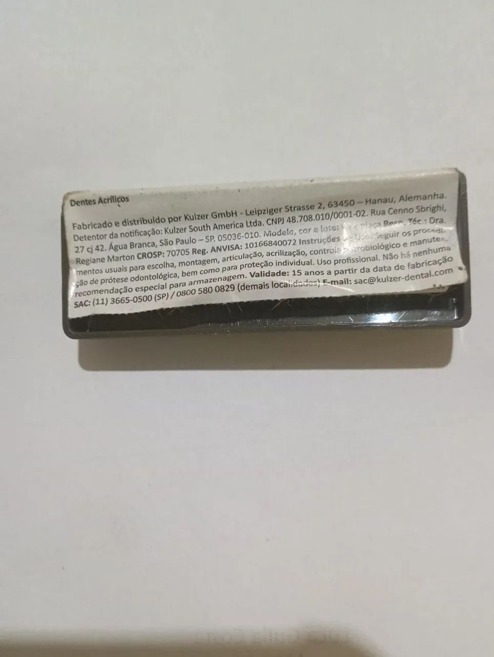 Placa de dentes acrílicos A3 L20 - Foto 2