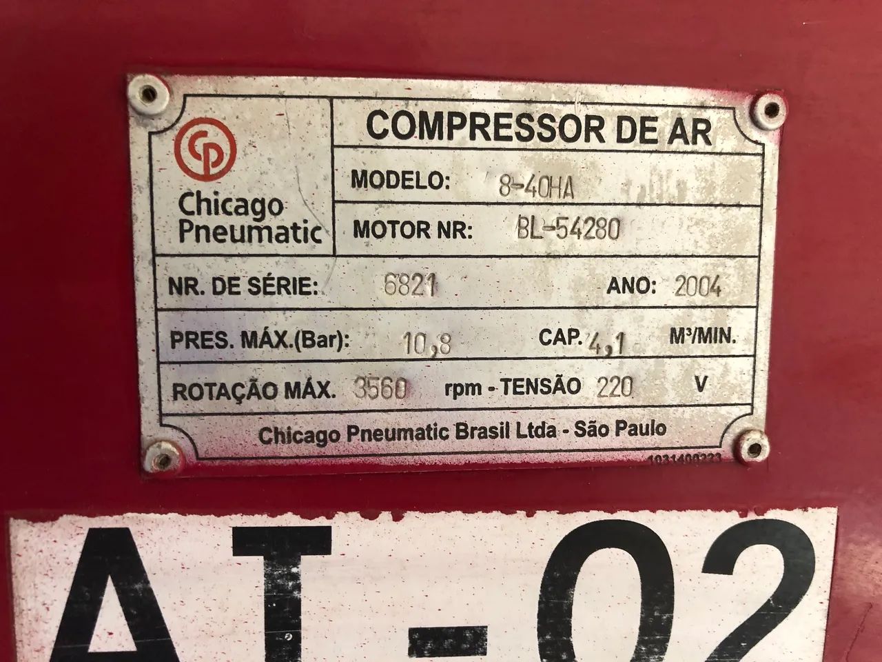 Compressor Chicago pneumatic s8