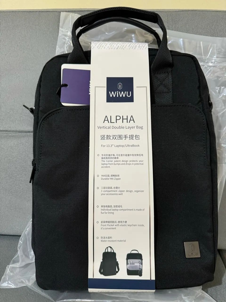 Bolsa da Wiwu para Notebook e Tablet de até 13.6 Polegadas 
