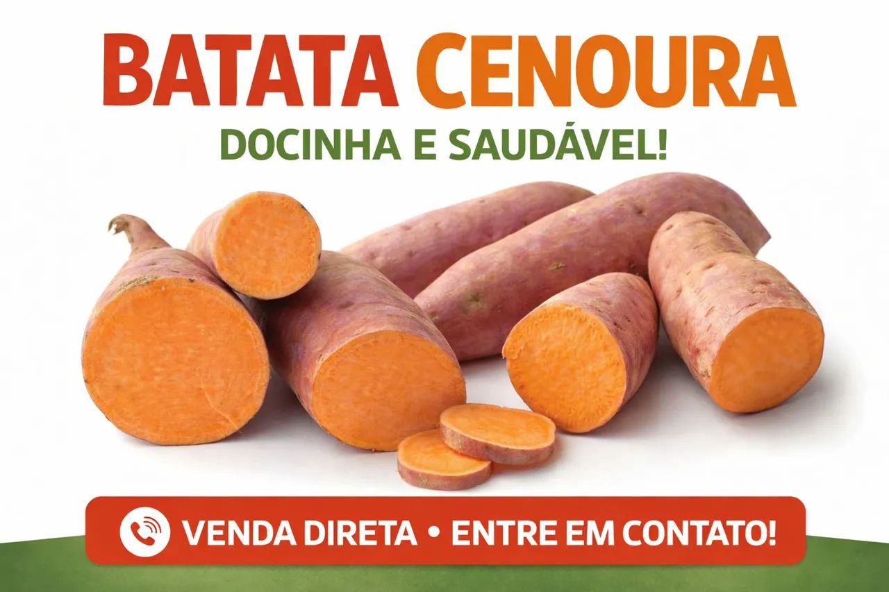Batata Doce Cenoura 