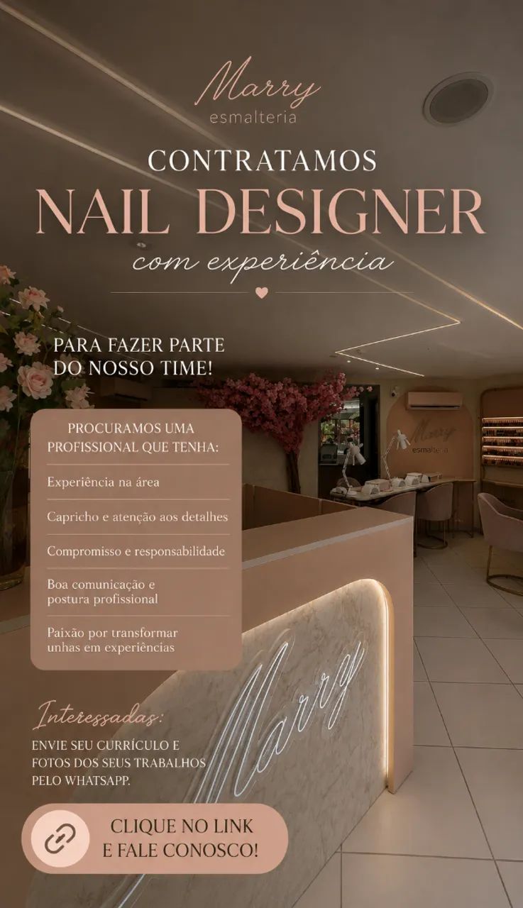 Vaga de Nail designer 