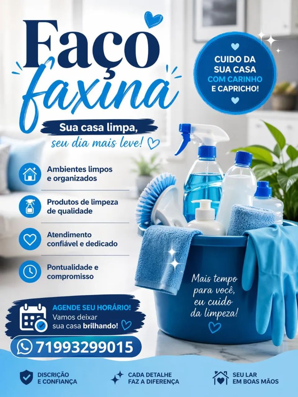 Faço faxina