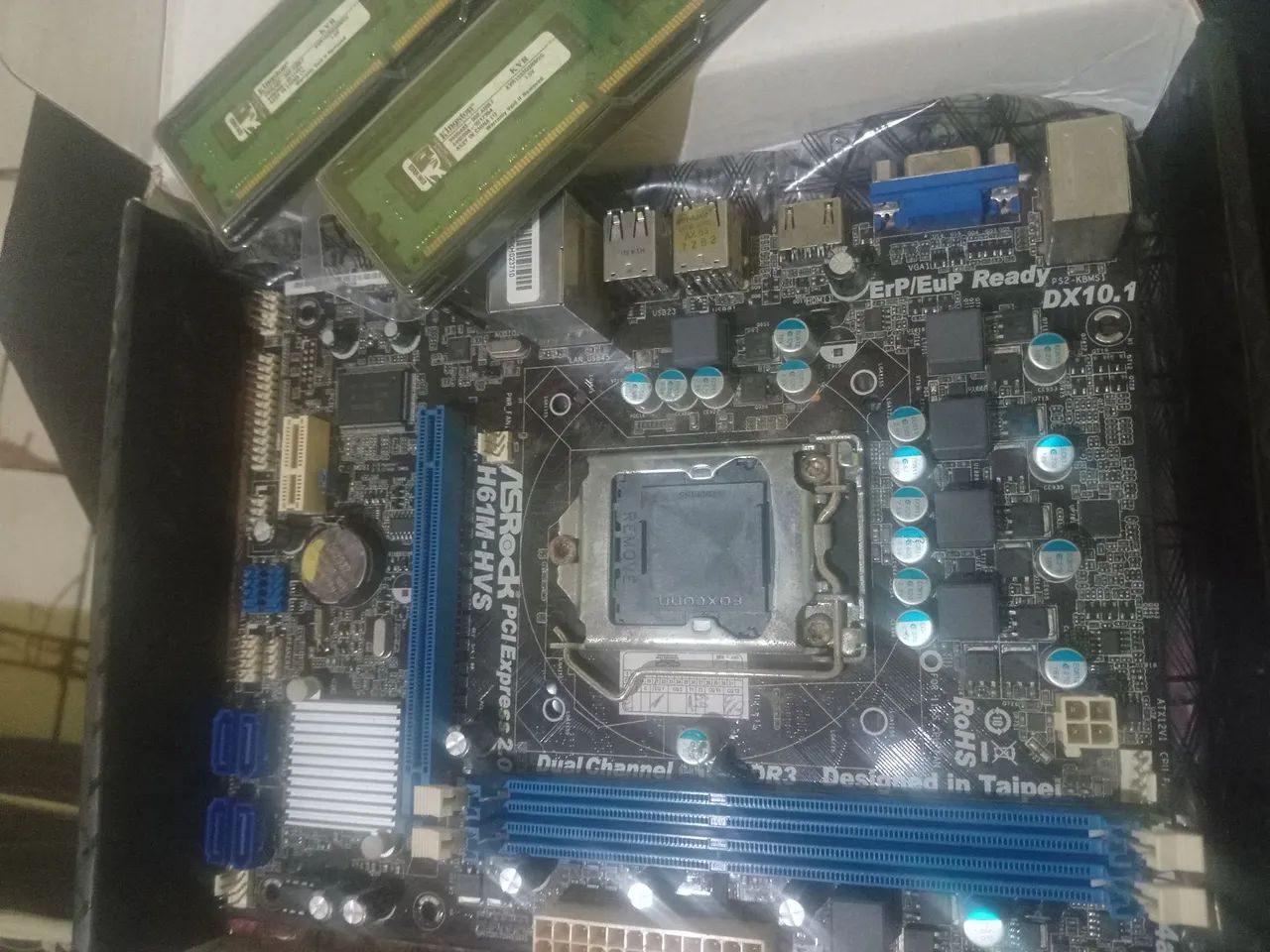 Placa mae ddr3 e memoria ram 