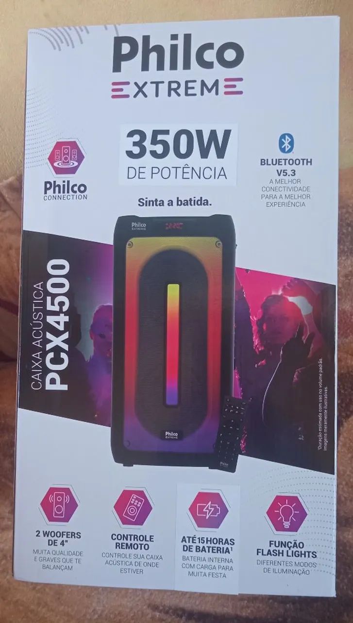 Caixa de som philco 350w