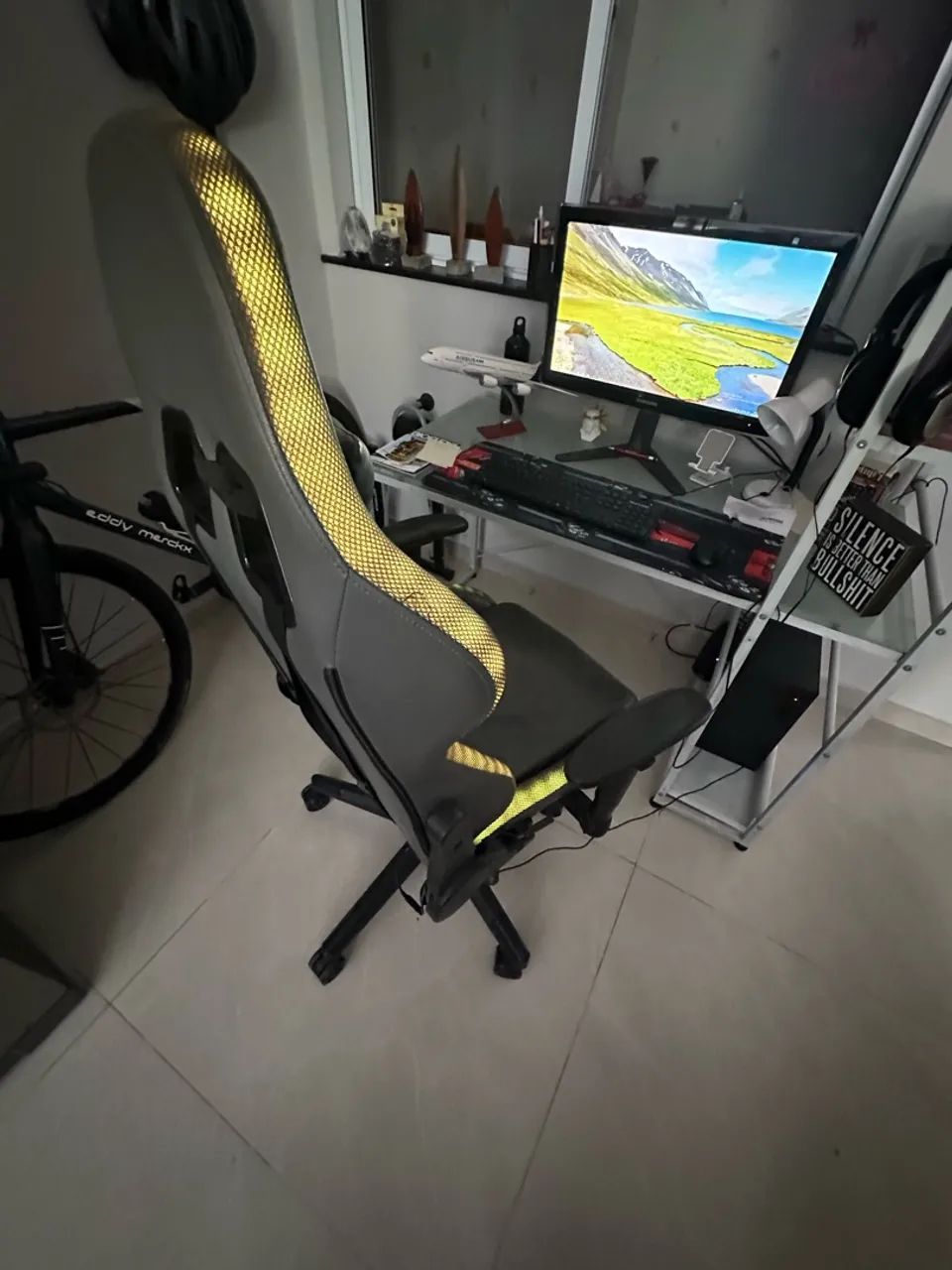 Cadeira gamer com led - Foto 2