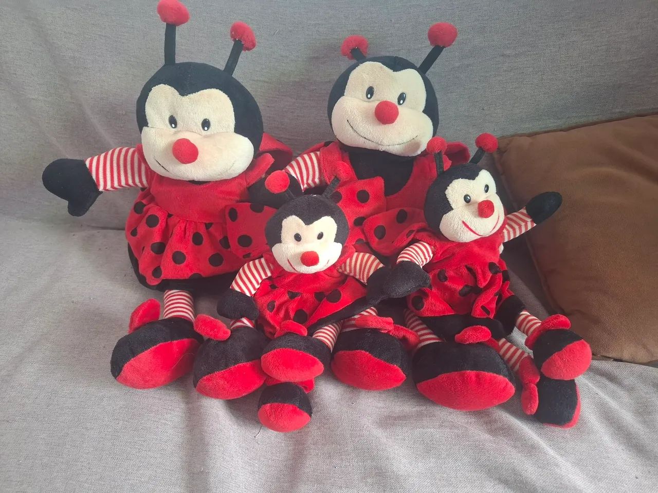 Kit pelucia joaninhas