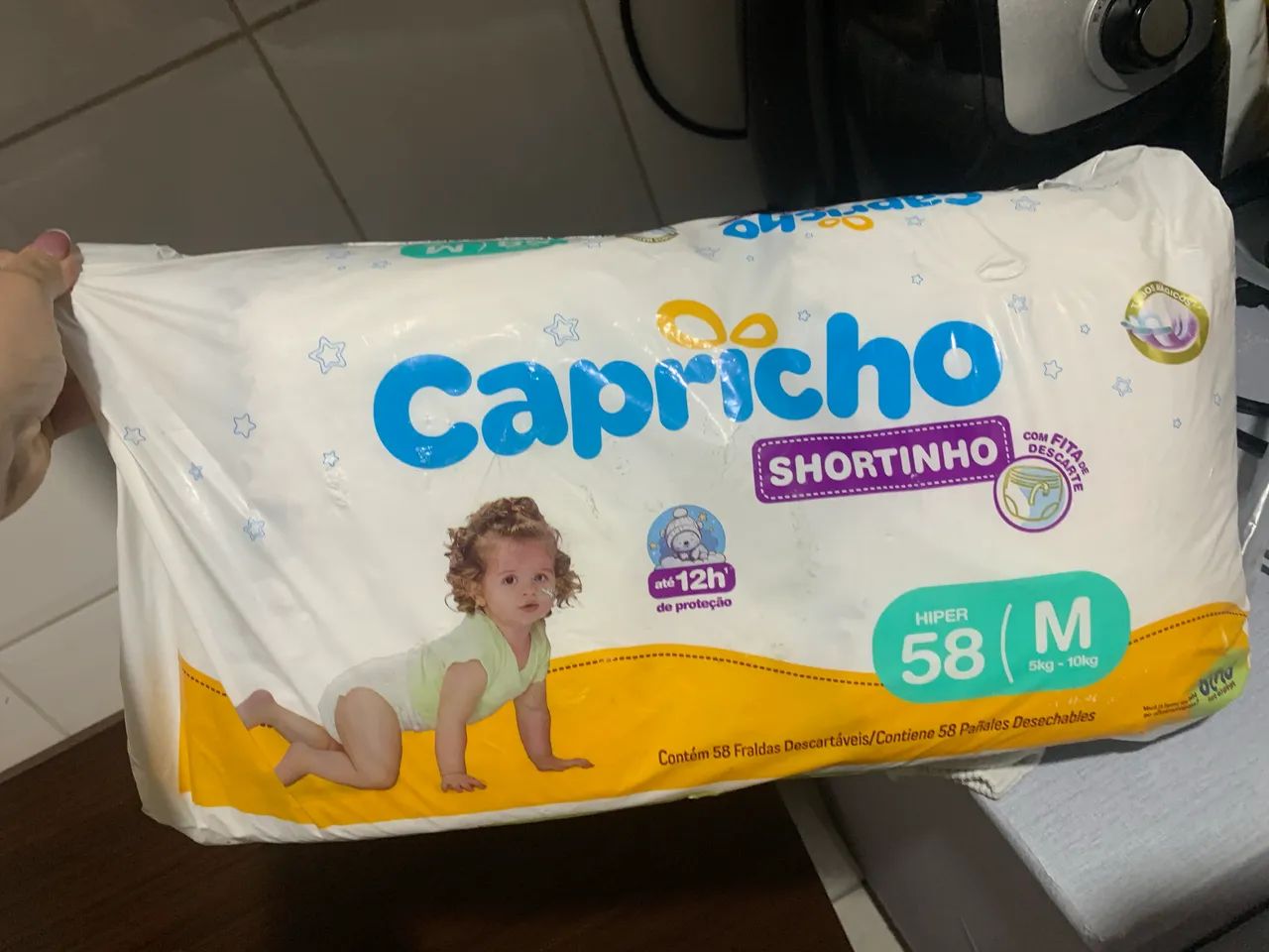 Fralda descartável 