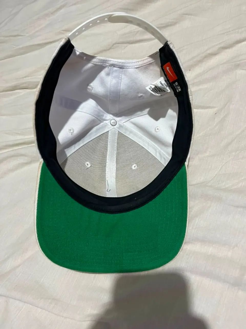 Boné Nike Aba Reta Branco, Original - Foto 5