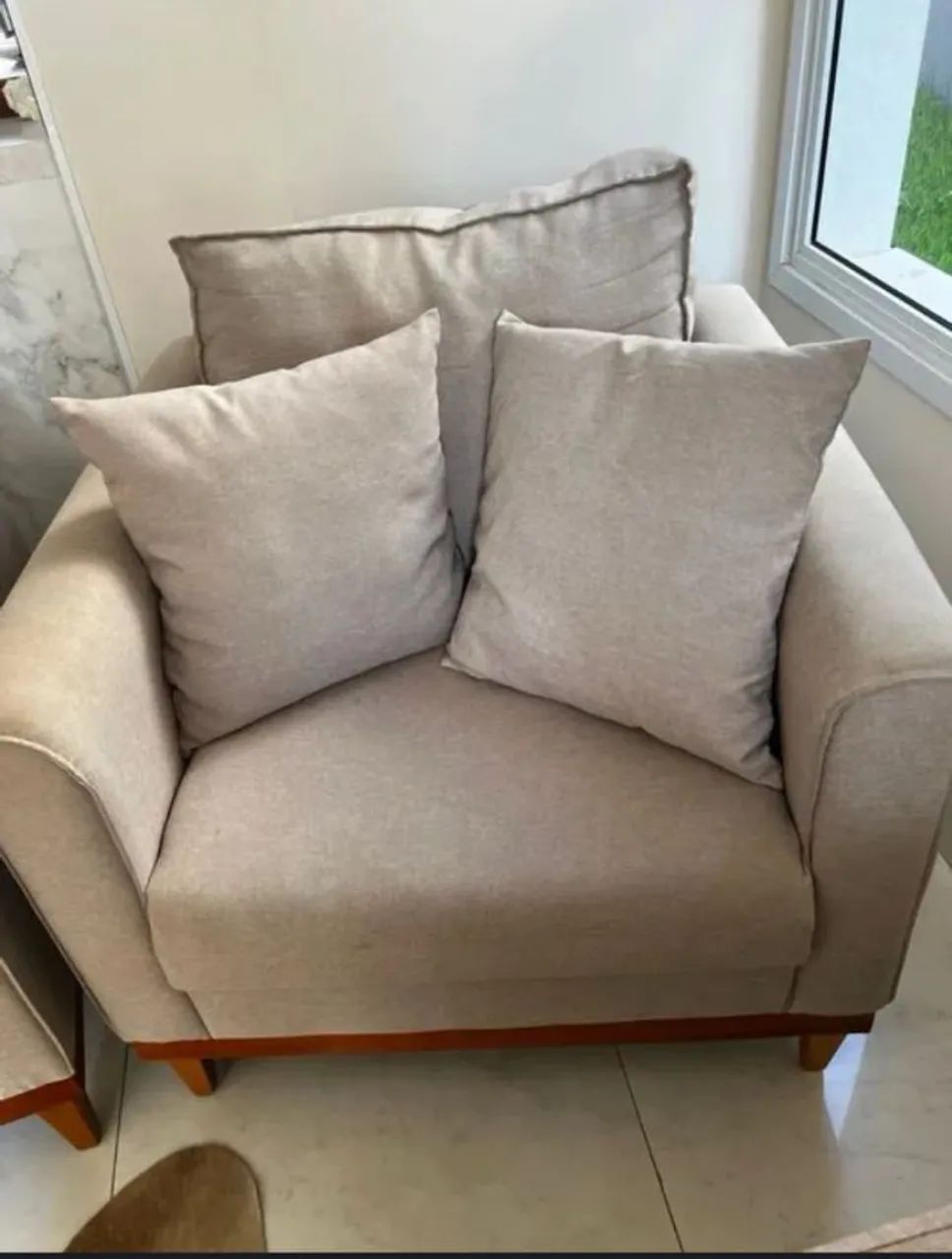 Poltrona linho