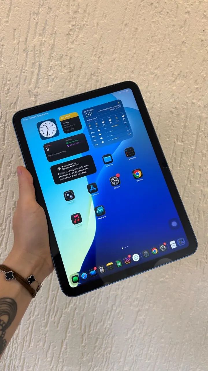 iPad 10 Geração 64gb Azul + Caneta - Foto 3