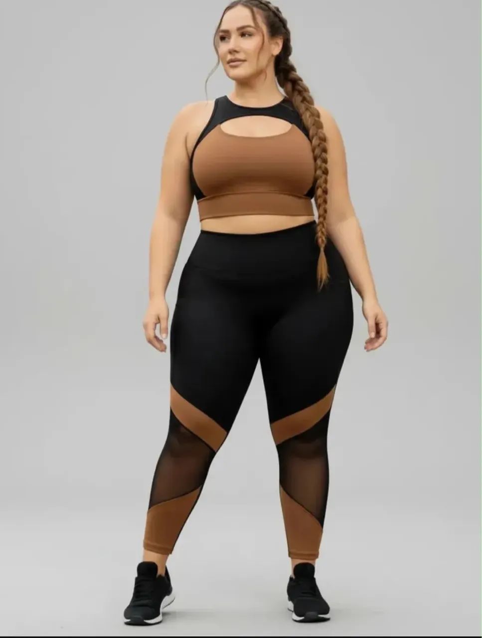 Conjunto de Academia Plus Size - Foto 2