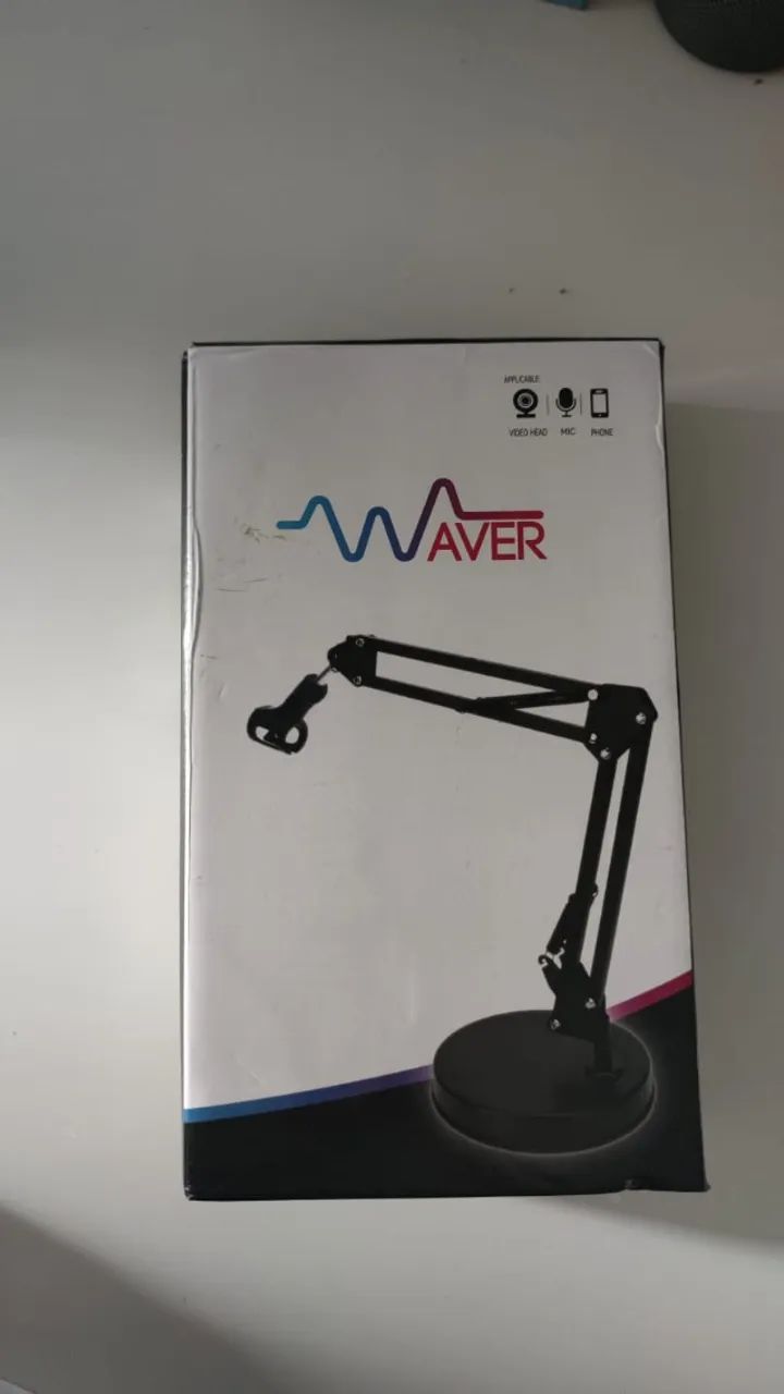 Suporte Articulado de Mesa para Microfone (Base Pesada | NOVO) - Foto 4