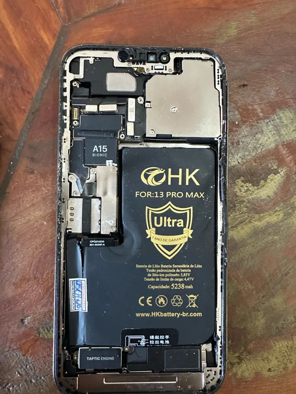 Carcaça iPhone 13 Pro Max Verde Original para Retirada de Componentes Internos - Foto 3