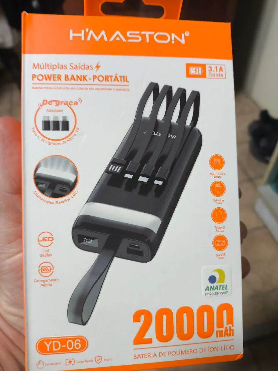Powerbank 20.000mah
