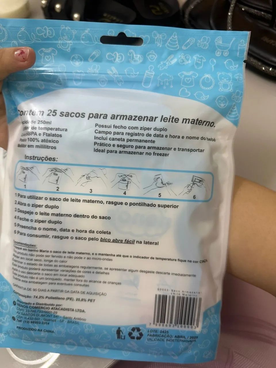 50 Sacos para armazenar leite  - Foto 2
