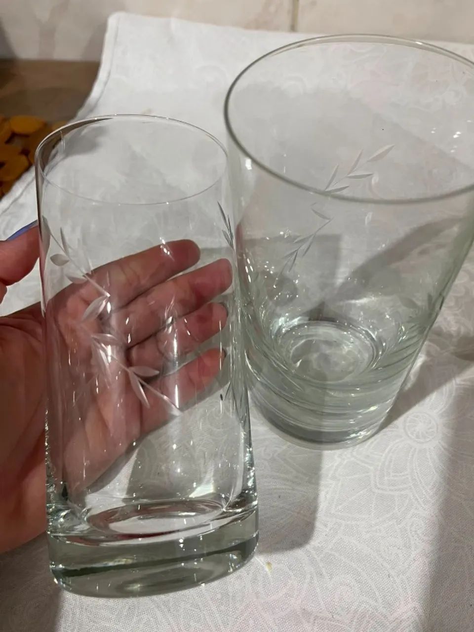 Copos de cristal