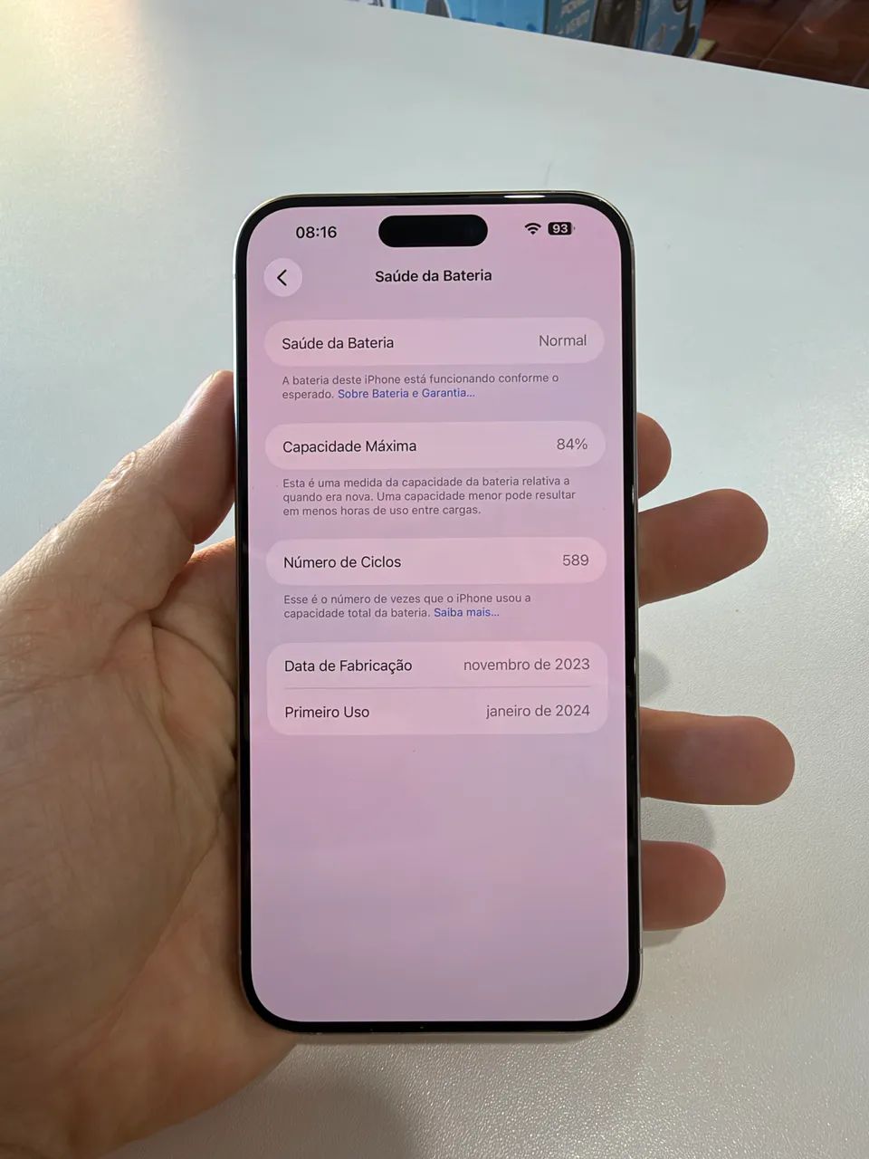 iPhone 15 pro max 256gb Branco - Foto 3
